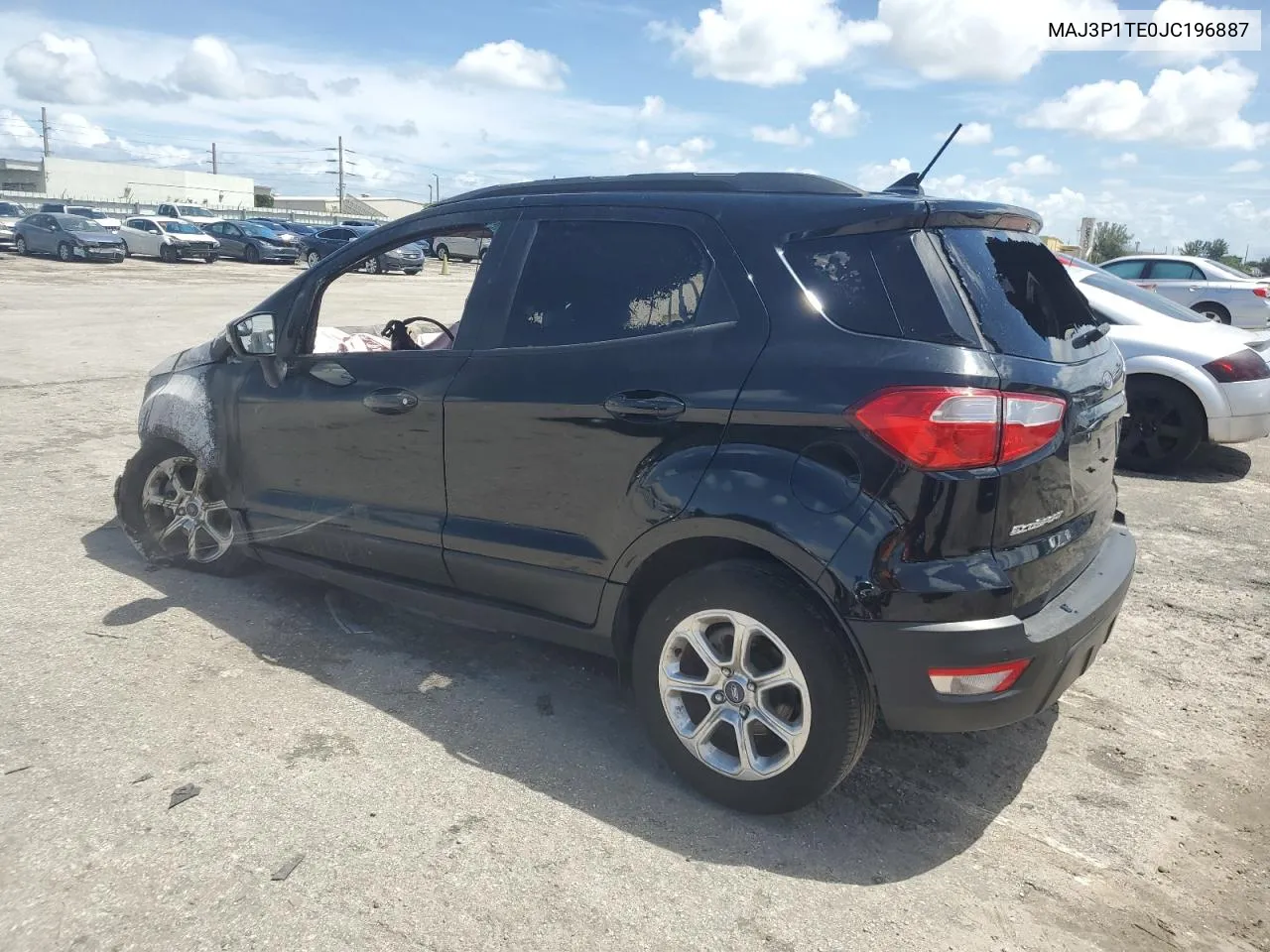 2018 Ford Ecosport Se VIN: MAJ3P1TE0JC196887 Lot: 69765364