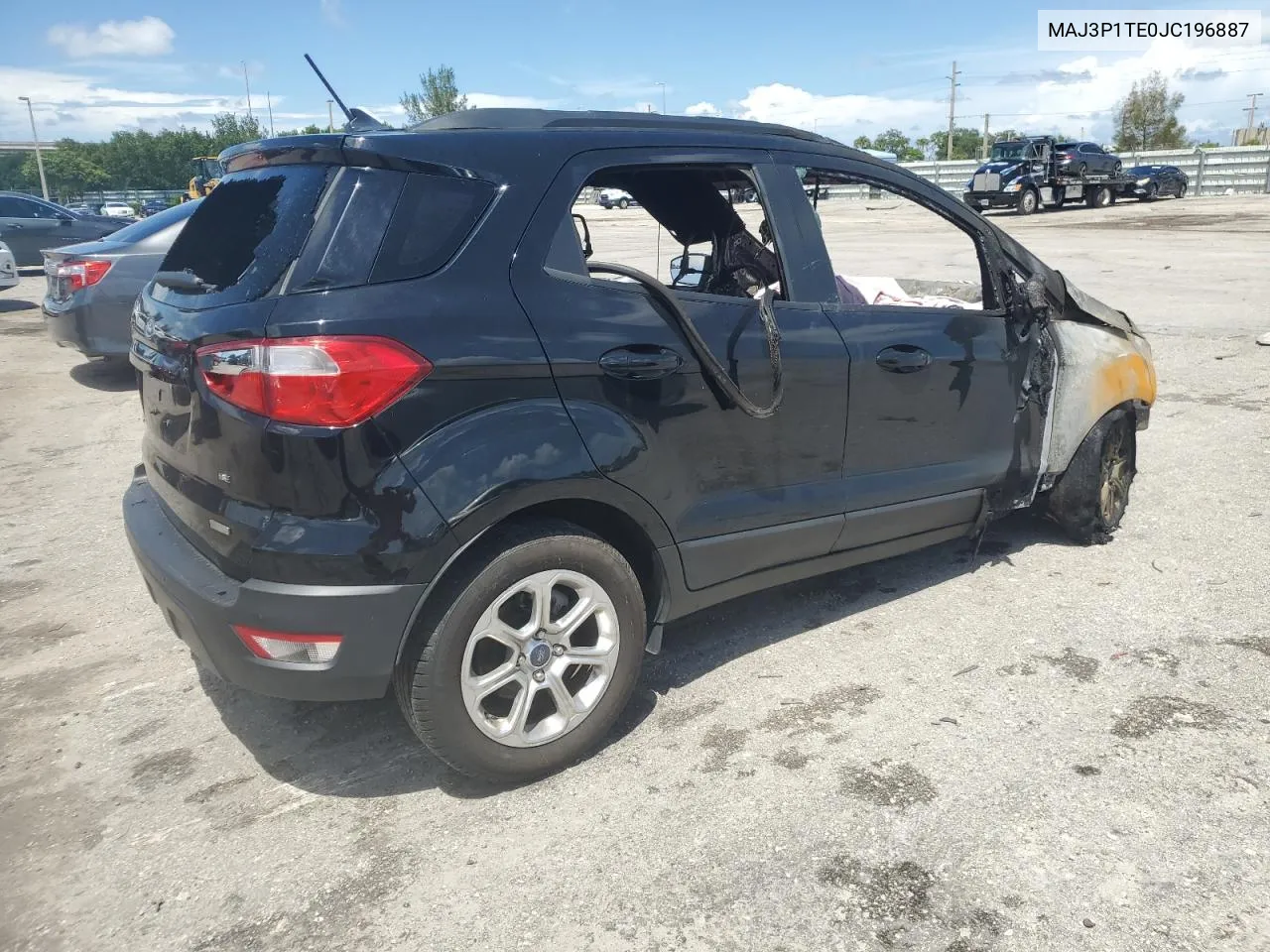 2018 Ford Ecosport Se VIN: MAJ3P1TE0JC196887 Lot: 69765364