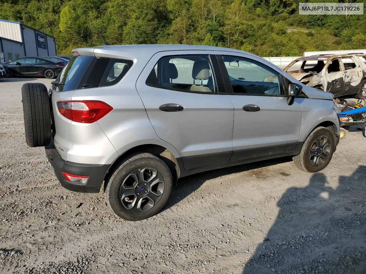 2018 Ford Ecosport S VIN: MAJ6P1SL7JC179226 Lot: 69766824