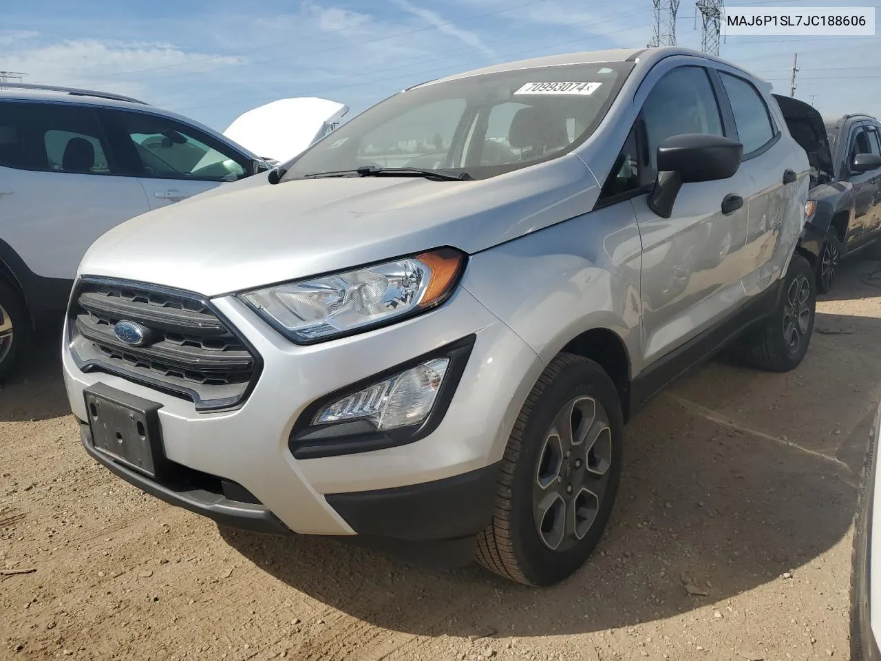 MAJ6P1SL7JC188606 2018 Ford Ecosport S