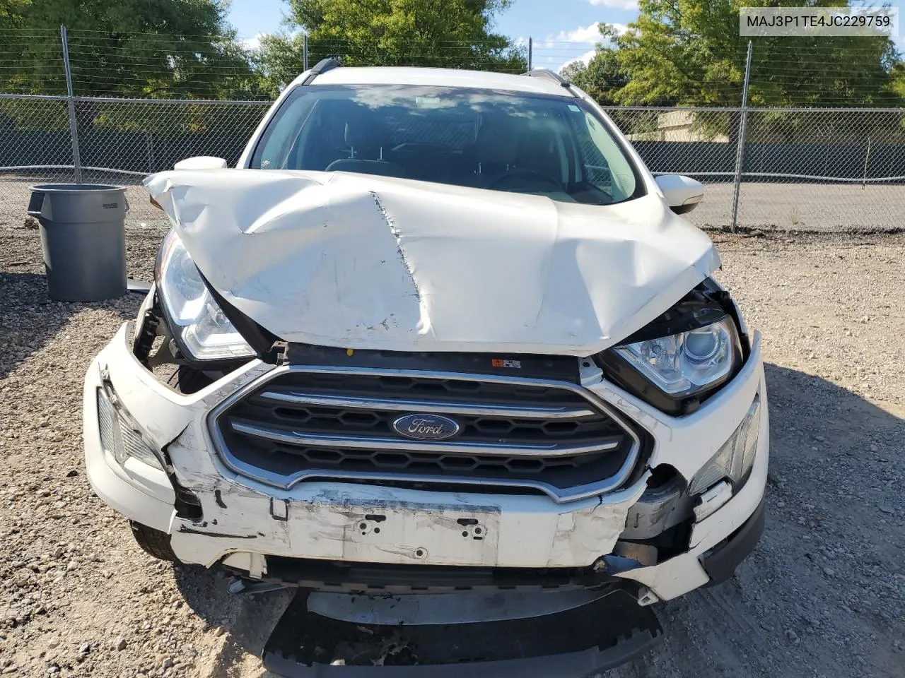 2018 Ford Ecosport Se VIN: MAJ3P1TE4JC229759 Lot: 71153914