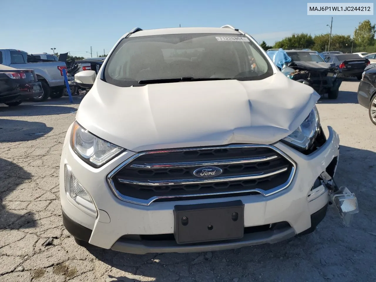 2018 Ford Ecosport Titanium VIN: MAJ6P1WL1JC244212 Lot: 71226394