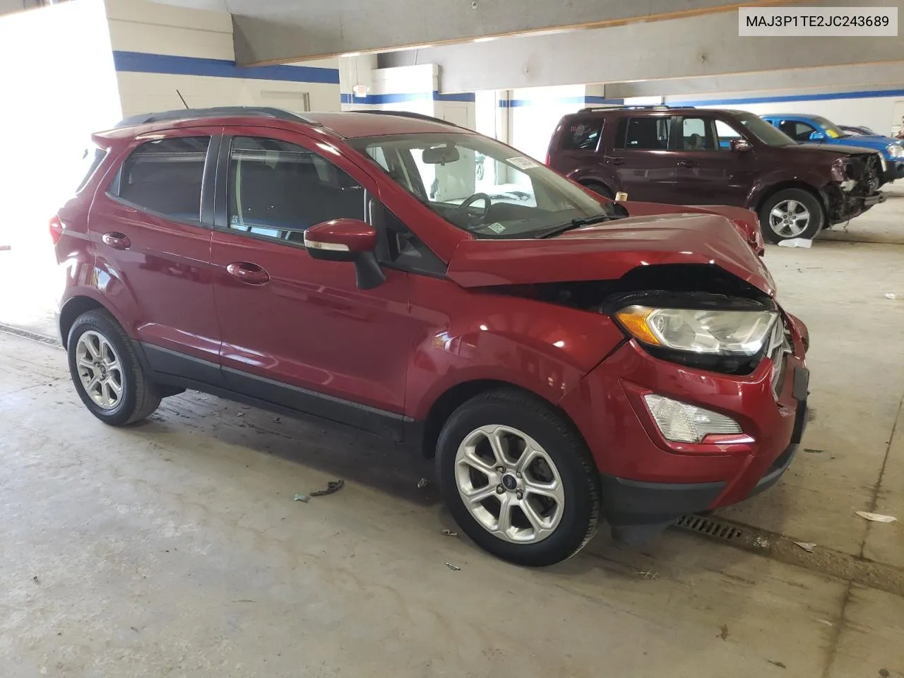 MAJ3P1TE2JC243689 2018 Ford Ecosport Se