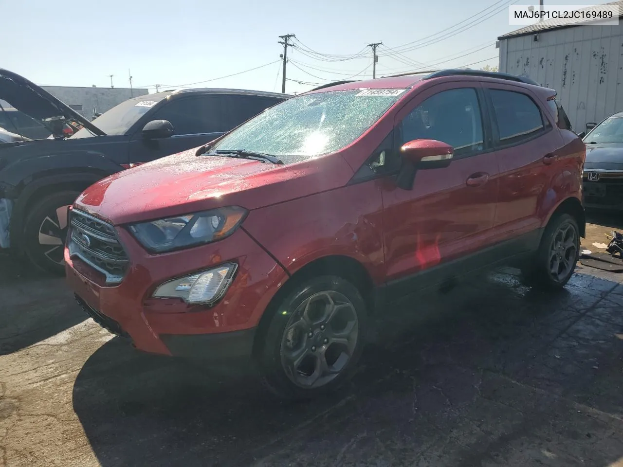 2018 Ford Ecosport Ses VIN: MAJ6P1CL2JC169489 Lot: 71459754