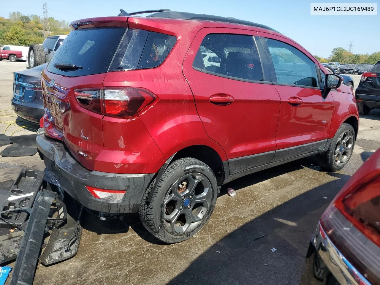 2018 Ford Ecosport Ses VIN: MAJ6P1CL2JC169489 Lot: 71459754