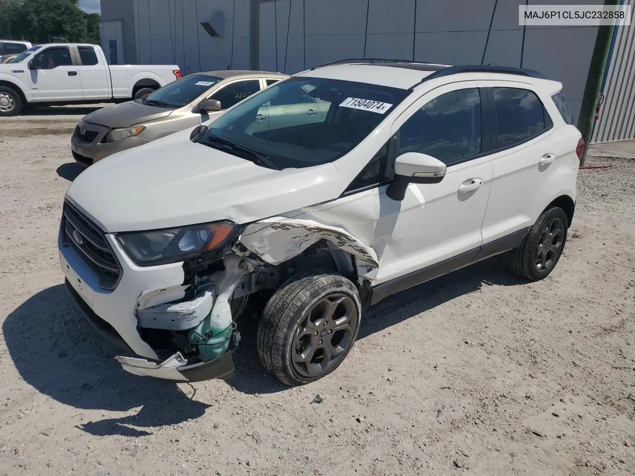 2018 Ford Ecosport Ses VIN: MAJ6P1CL5JC232858 Lot: 71504074