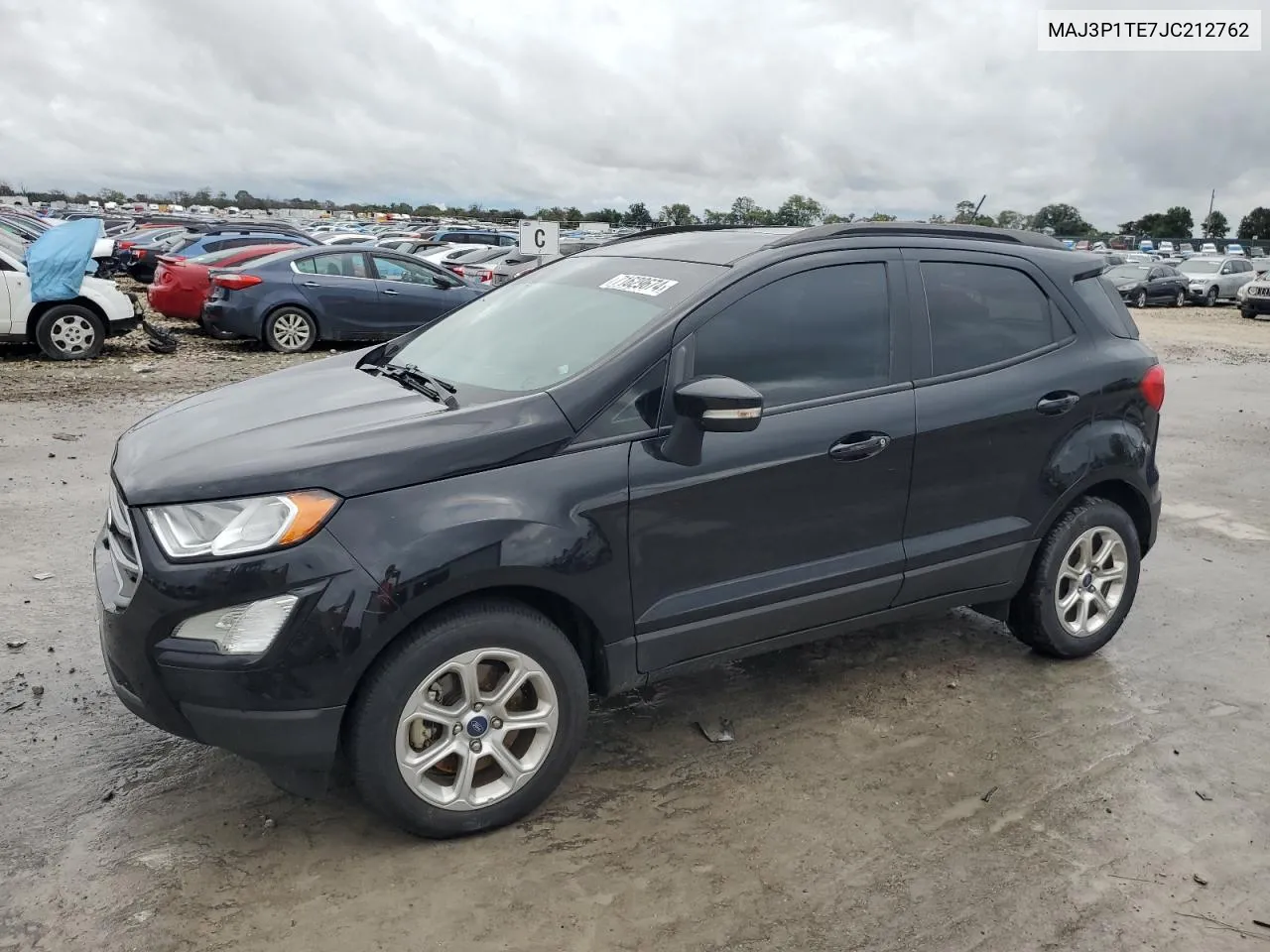 2018 Ford Ecosport Se VIN: MAJ3P1TE7JC212762 Lot: 71629674