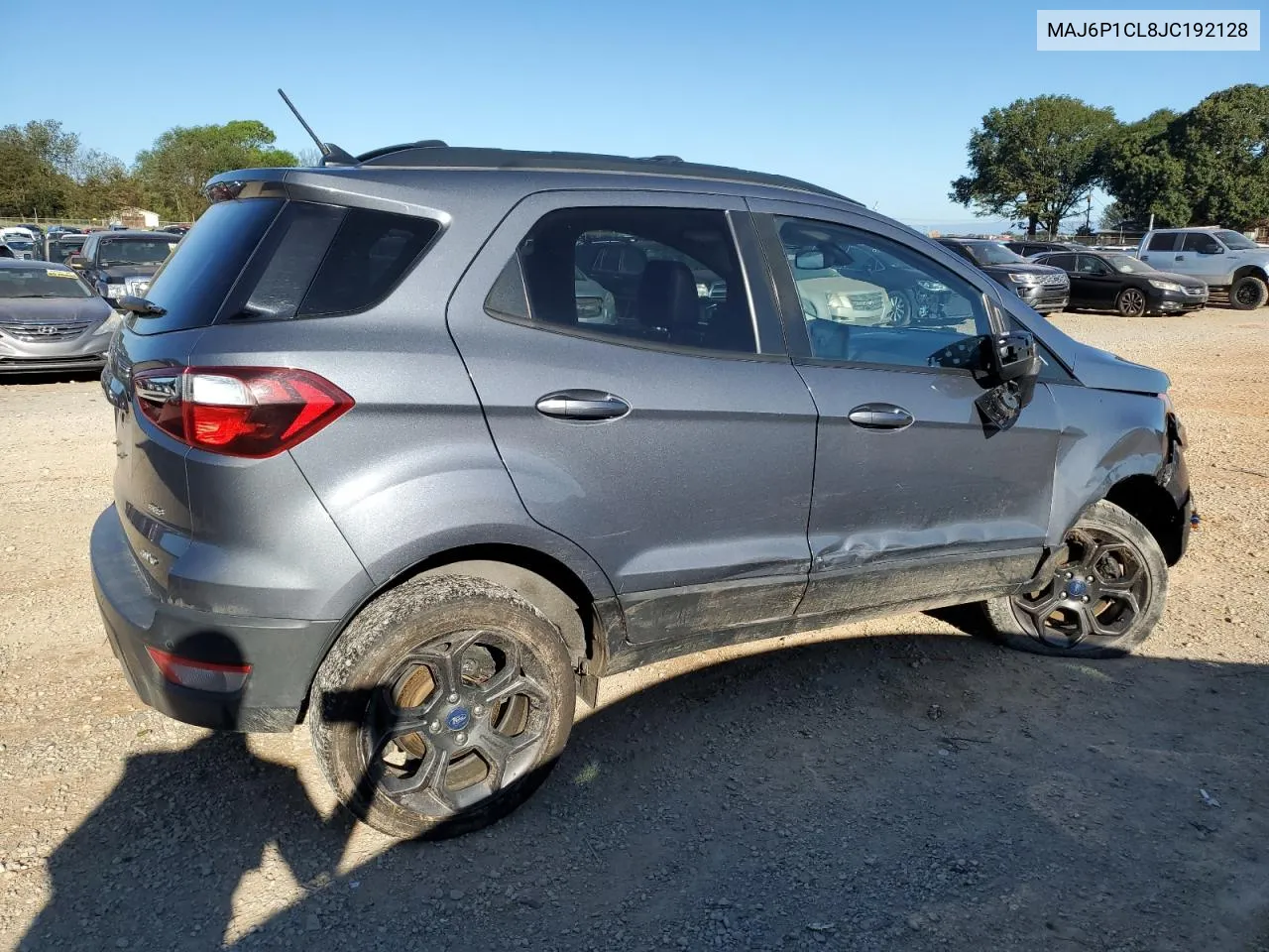 2018 Ford Ecosport Ses VIN: MAJ6P1CL8JC192128 Lot: 71684144