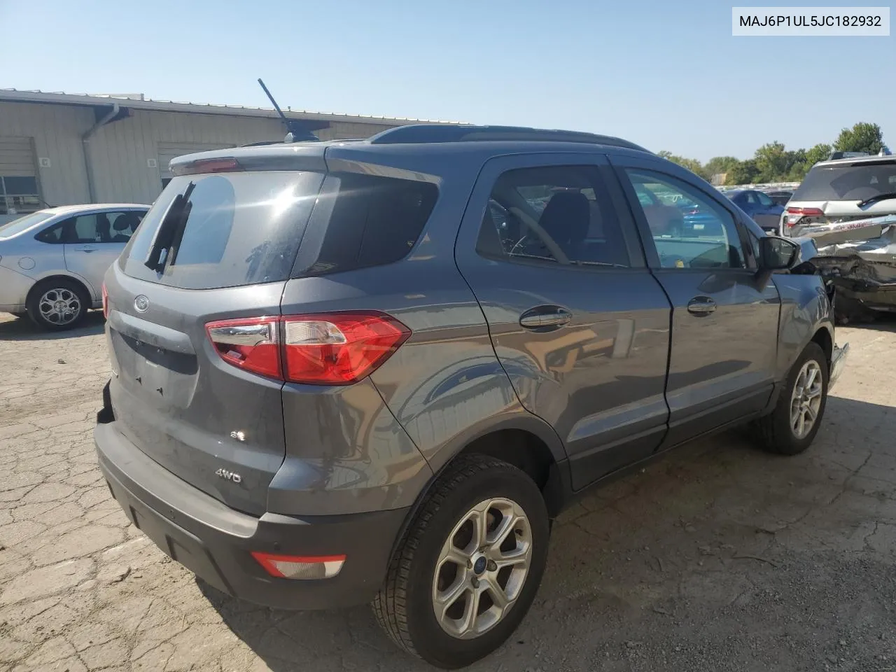 2018 Ford Ecosport Se VIN: MAJ6P1UL5JC182932 Lot: 71684314