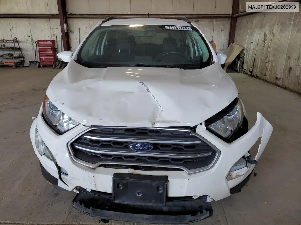 2018 Ford Ecosport Se VIN: MAJ3P1TEXJC202999 Lot: 71731254