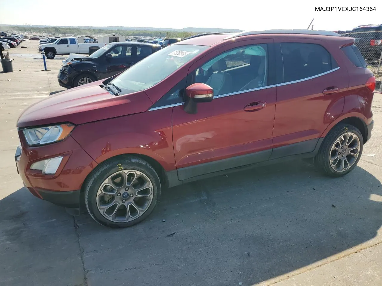 2018 Ford Ecosport Titanium VIN: MAJ3P1VEXJC164364 Lot: 71950274