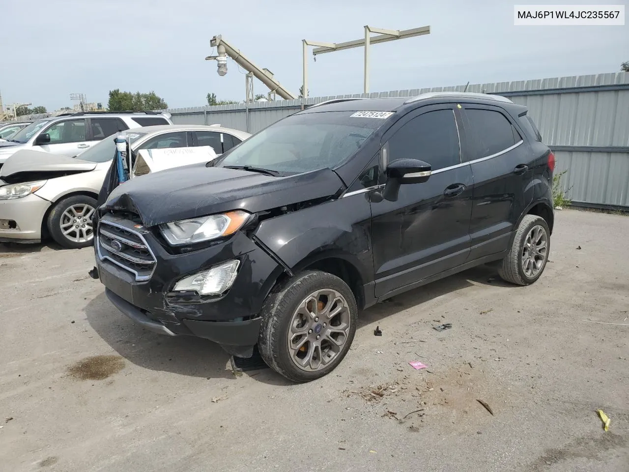 2018 Ford Ecosport Titanium VIN: MAJ6P1WL4JC235567 Lot: 72475124