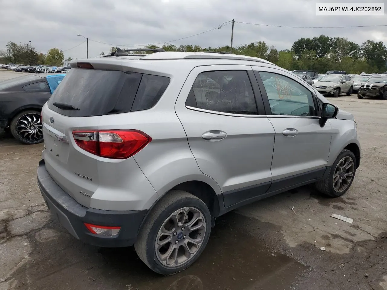 2018 Ford Ecosport Titanium VIN: MAJ6P1WL4JC202892 Lot: 72726294