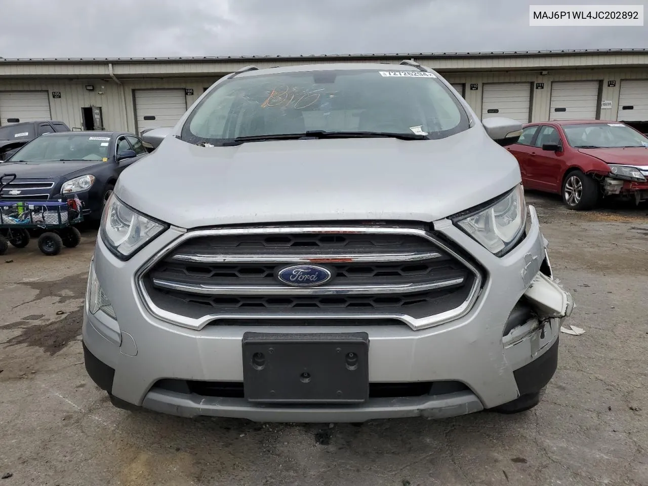 2018 Ford Ecosport Titanium VIN: MAJ6P1WL4JC202892 Lot: 72726294