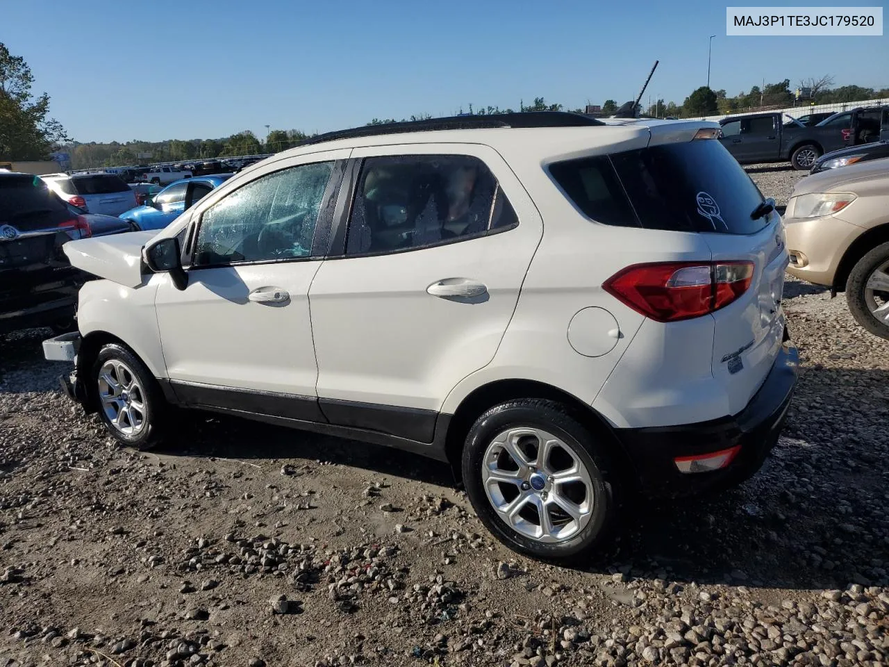 2018 Ford Ecosport Se VIN: MAJ3P1TE3JC179520 Lot: 73654124