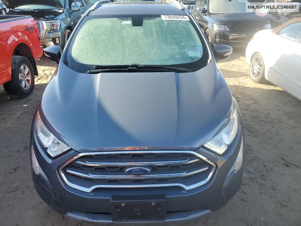 2018 Ford Ecosport Titanium VIN: MAJ6P1WL3JC246687 Lot: 73849294