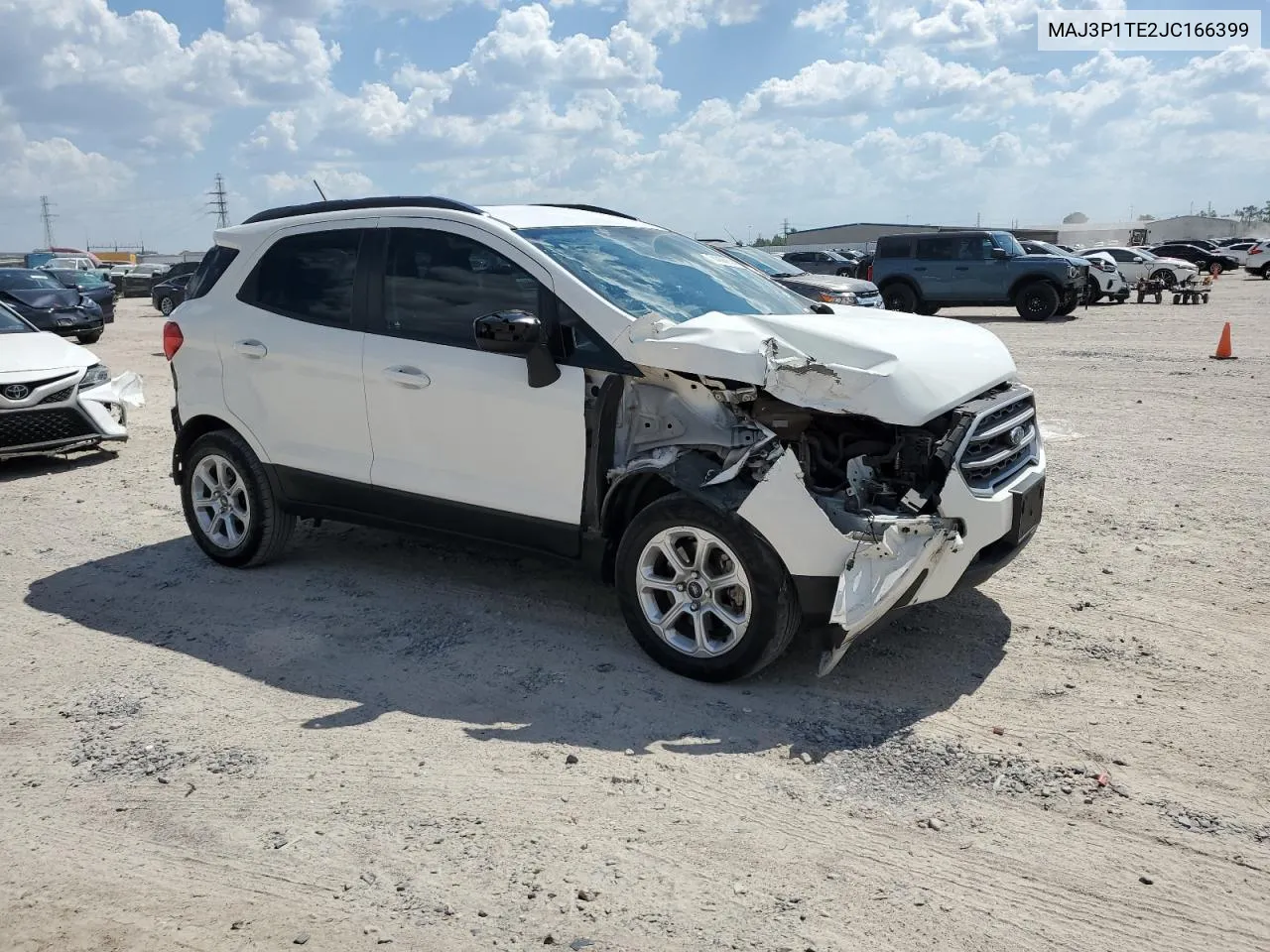 2018 Ford Ecosport Se VIN: MAJ3P1TE2JC166399 Lot: 74056634