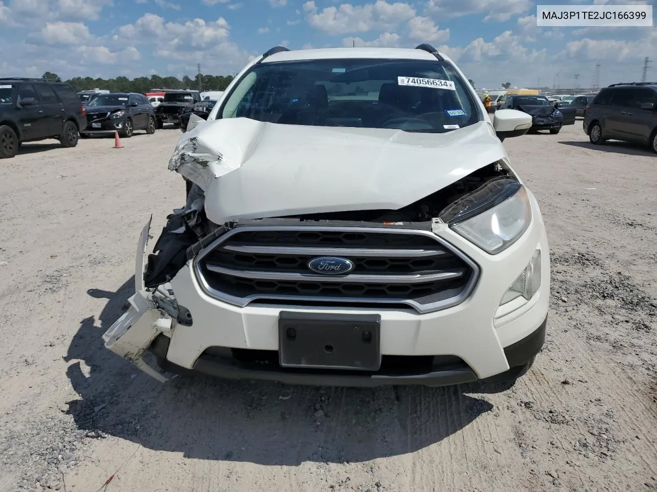 2018 Ford Ecosport Se VIN: MAJ3P1TE2JC166399 Lot: 74056634