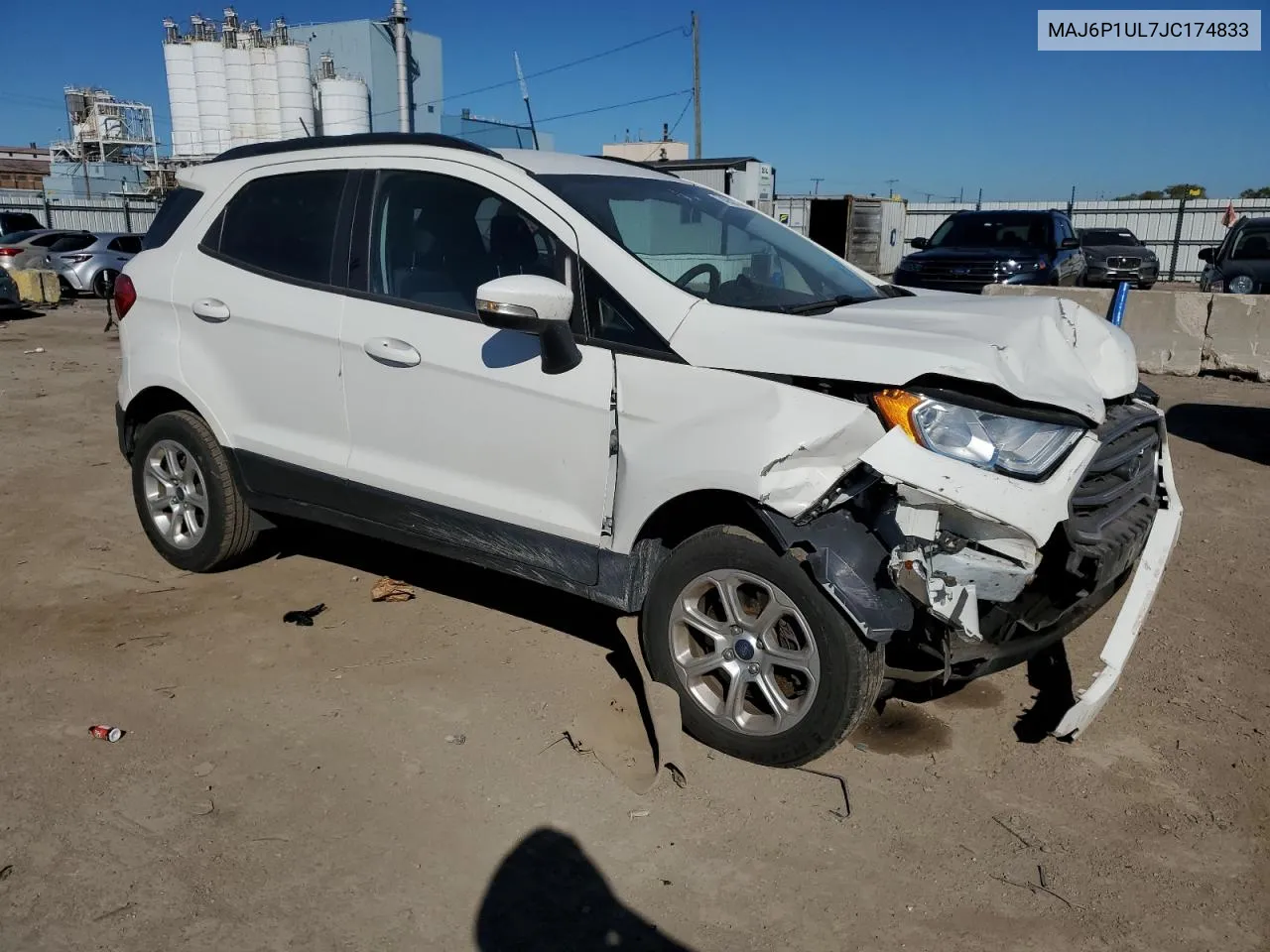 2018 Ford Ecosport Se VIN: MAJ6P1UL7JC174833 Lot: 74059774