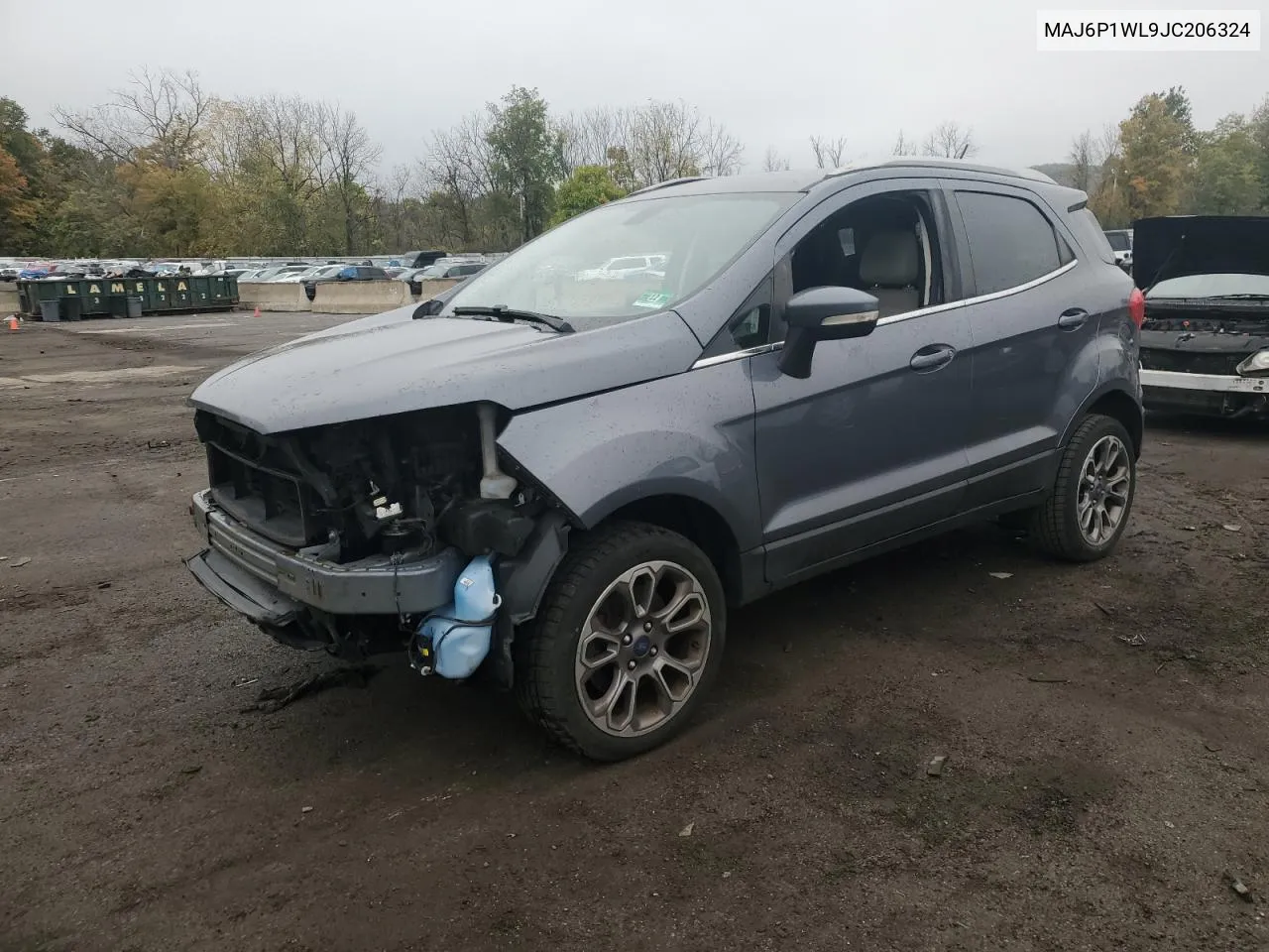 2018 Ford Ecosport Titanium VIN: MAJ6P1WL9JC206324 Lot: 74229444