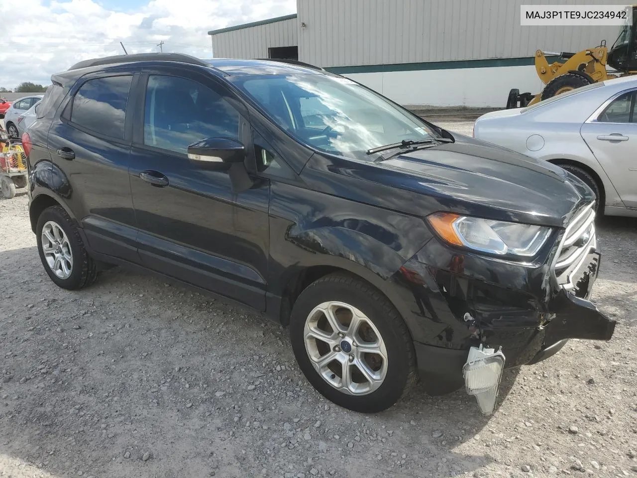 2018 Ford Ecosport Se VIN: MAJ3P1TE9JC234942 Lot: 74330734