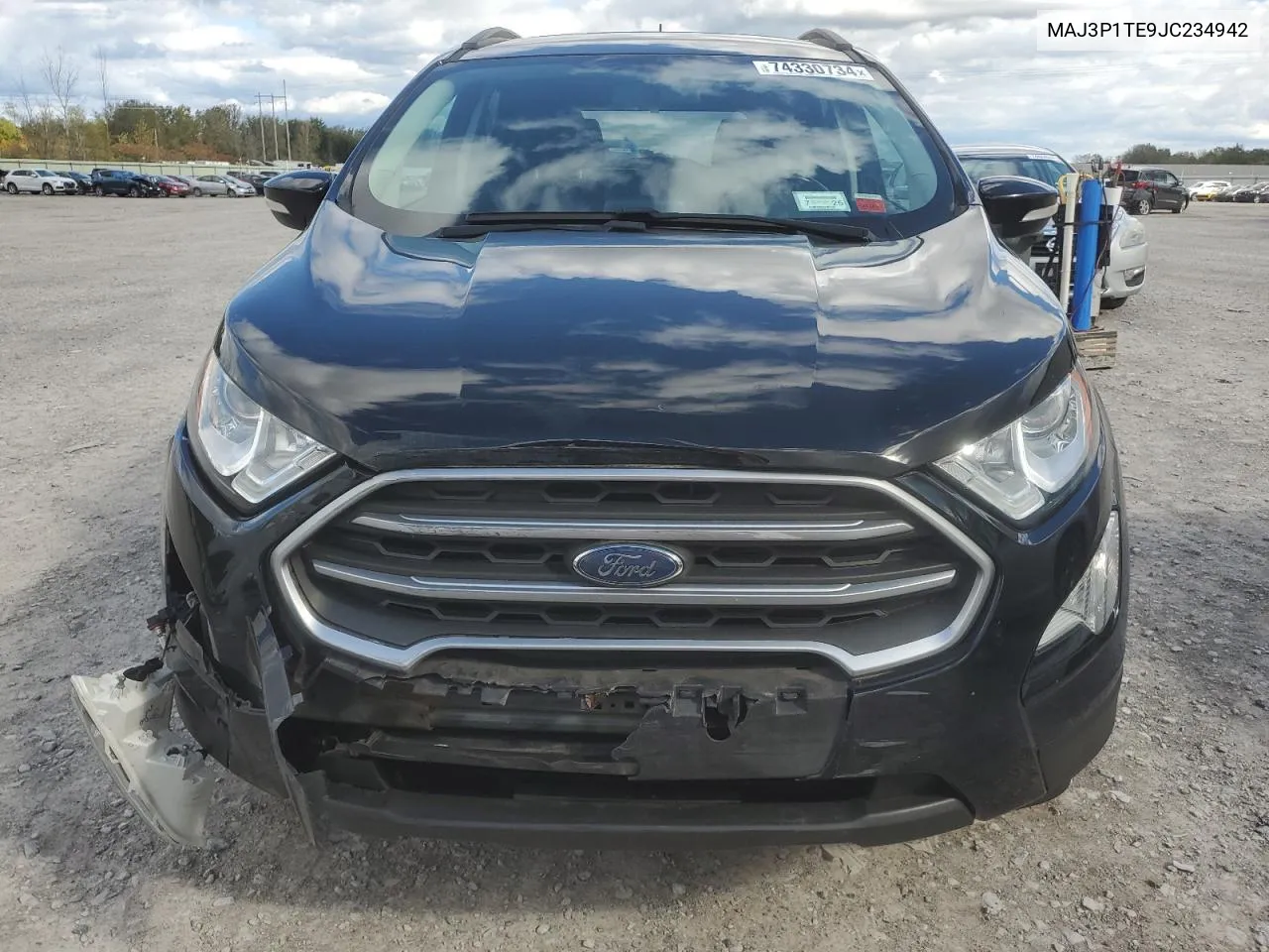 2018 Ford Ecosport Se VIN: MAJ3P1TE9JC234942 Lot: 74330734