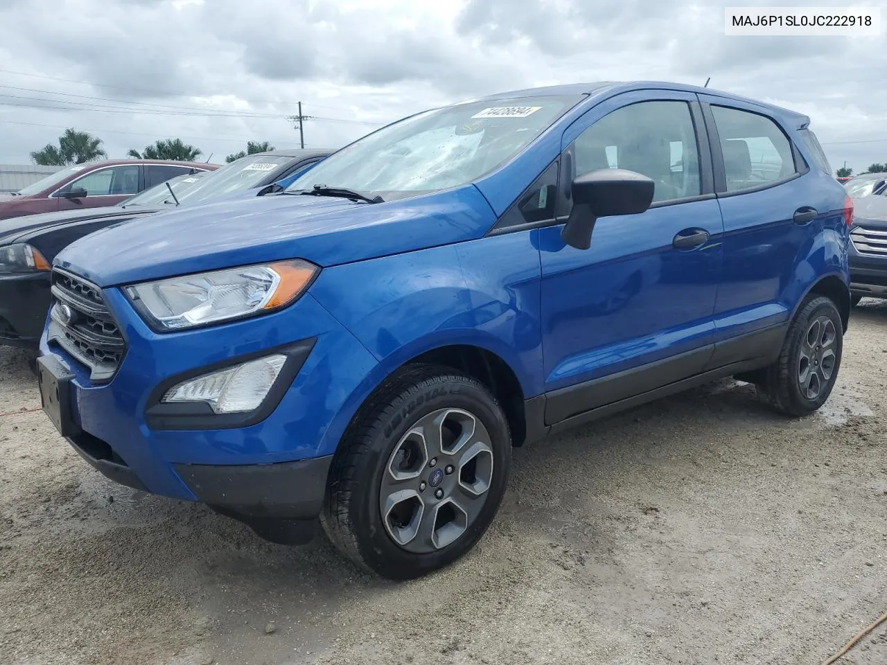 2018 Ford Ecosport S VIN: MAJ6P1SL0JC222918 Lot: 74428694