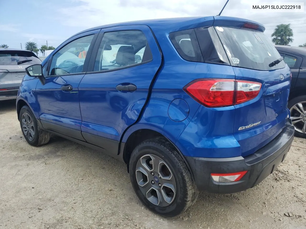 2018 Ford Ecosport S VIN: MAJ6P1SL0JC222918 Lot: 74428694