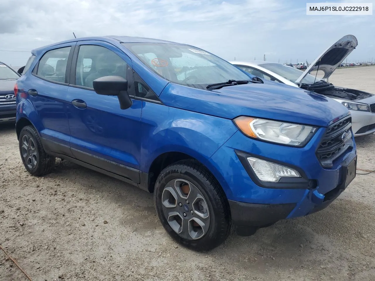 2018 Ford Ecosport S VIN: MAJ6P1SL0JC222918 Lot: 74428694