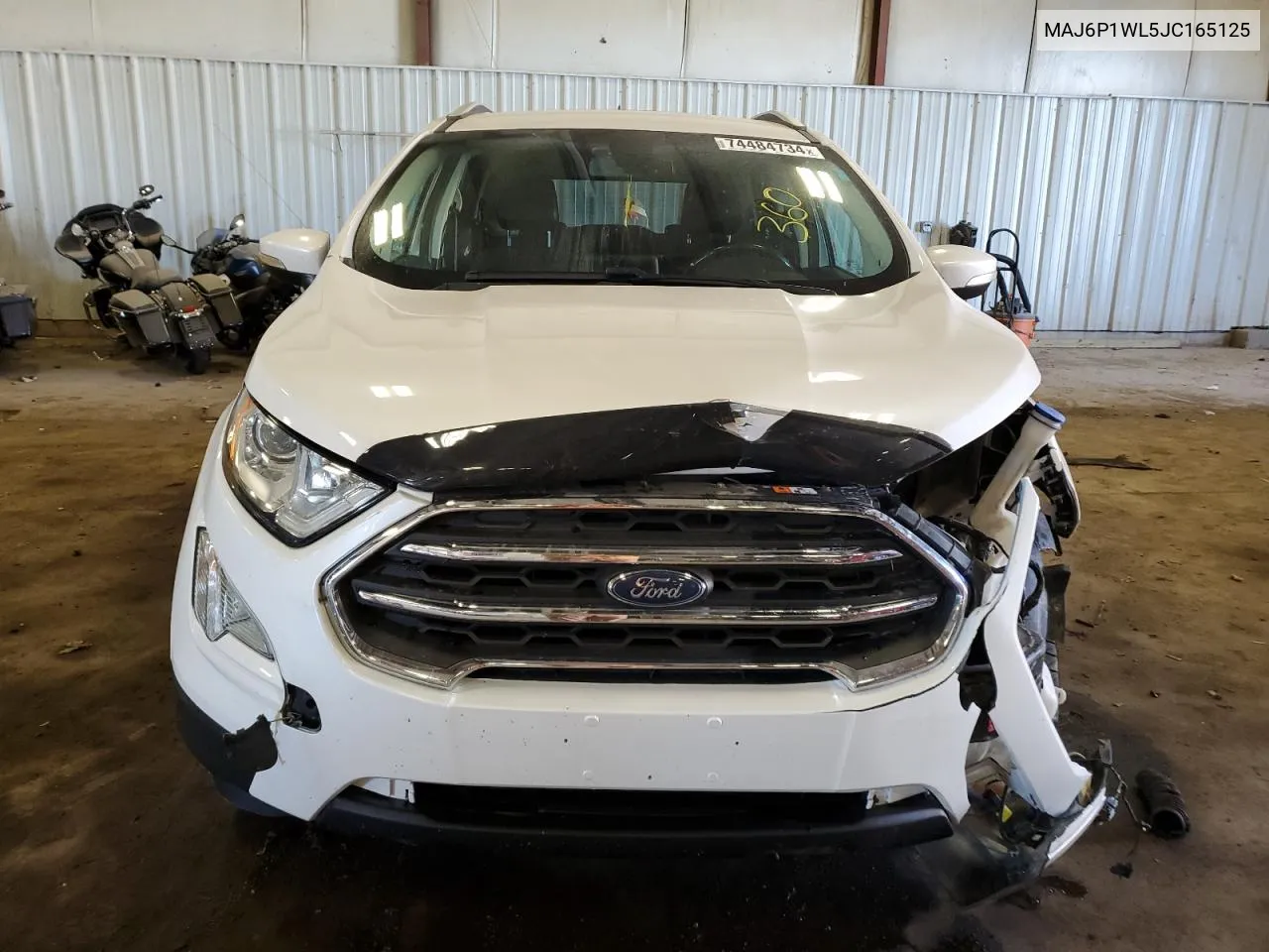 2018 Ford Ecosport Titanium VIN: MAJ6P1WL5JC165125 Lot: 74484734