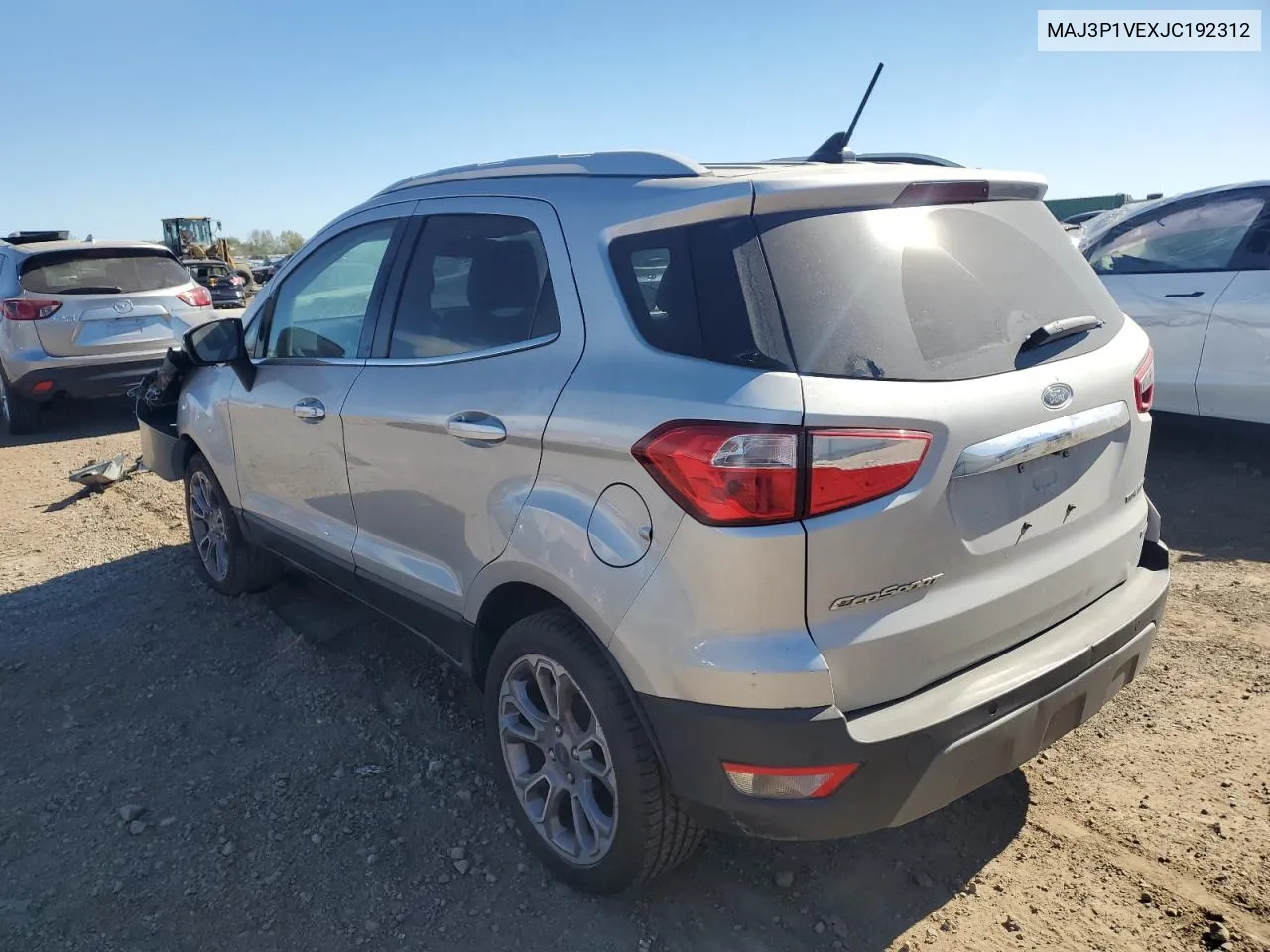 2018 Ford Ecosport Titanium VIN: MAJ3P1VEXJC192312 Lot: 74507374