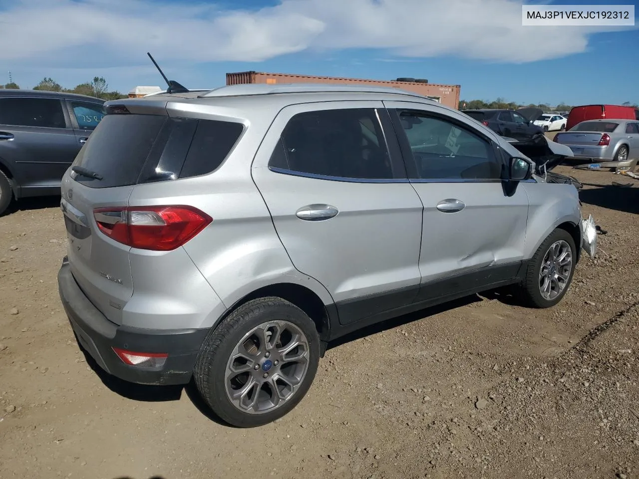 2018 Ford Ecosport Titanium VIN: MAJ3P1VEXJC192312 Lot: 74507374