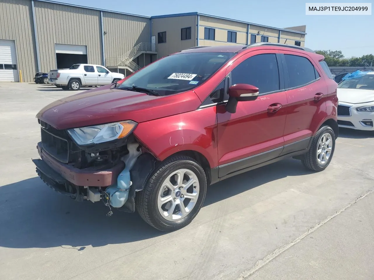 MAJ3P1TE9JC204999 2018 Ford Ecosport Se