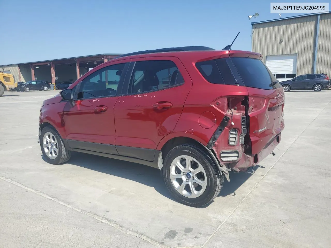 2018 Ford Ecosport Se VIN: MAJ3P1TE9JC204999 Lot: 75024494