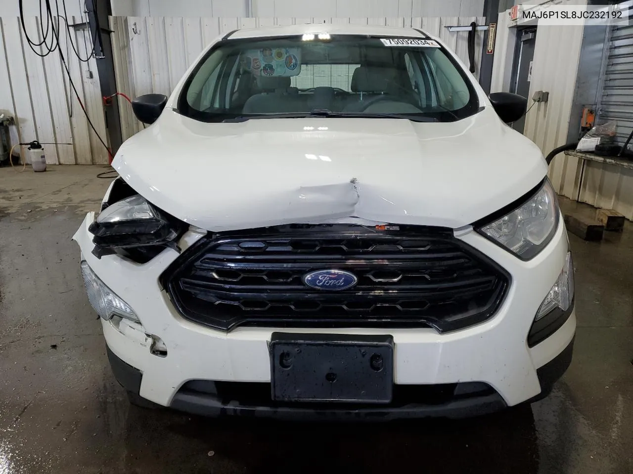 2018 Ford Ecosport S VIN: MAJ6P1SL8JC232192 Lot: 75092034