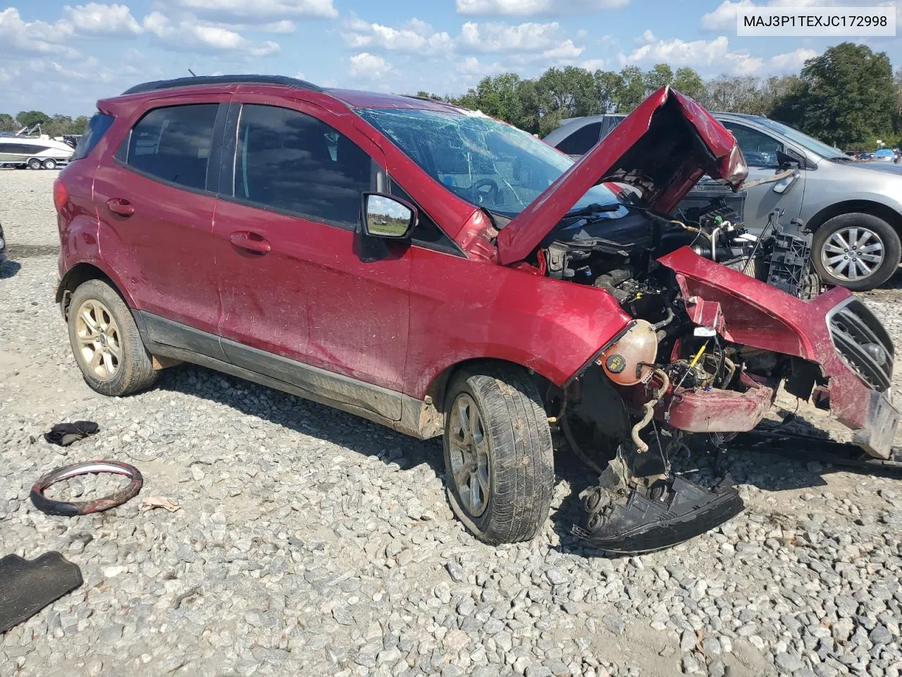 2018 Ford Ecosport Se VIN: MAJ3P1TEXJC172998 Lot: 75157714