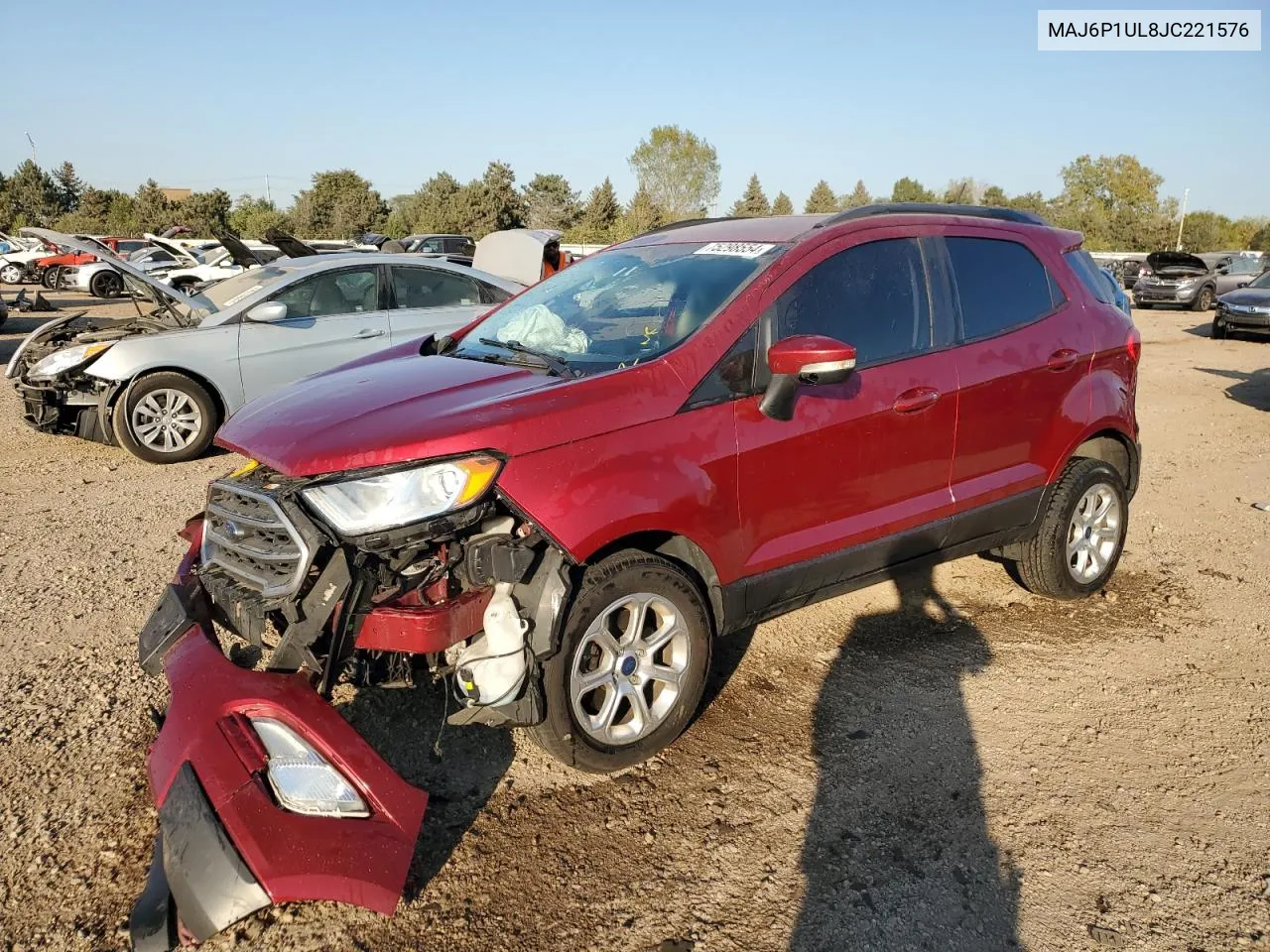 2018 Ford Ecosport Se VIN: MAJ6P1UL8JC221576 Lot: 75298554