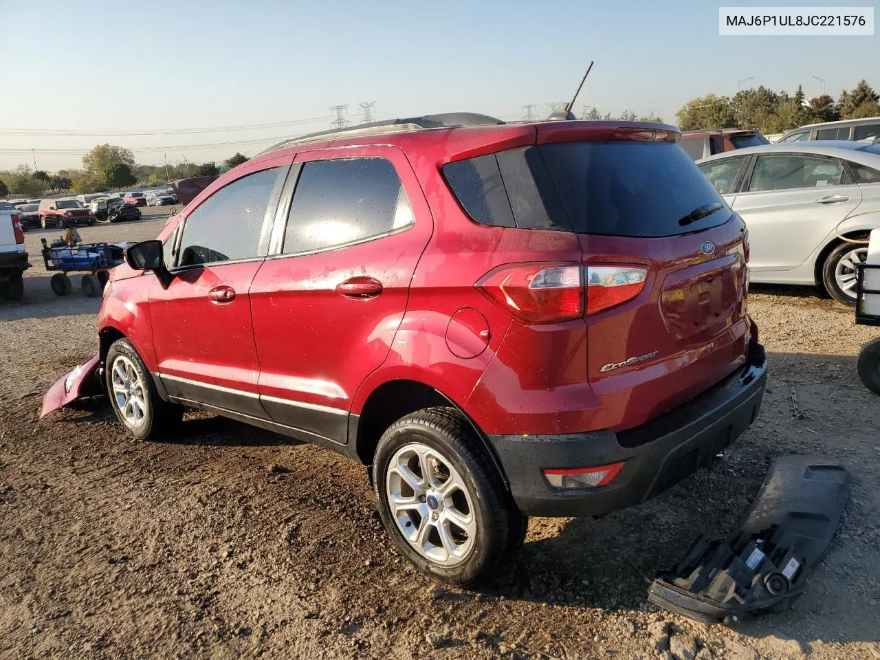 2018 Ford Ecosport Se VIN: MAJ6P1UL8JC221576 Lot: 75298554