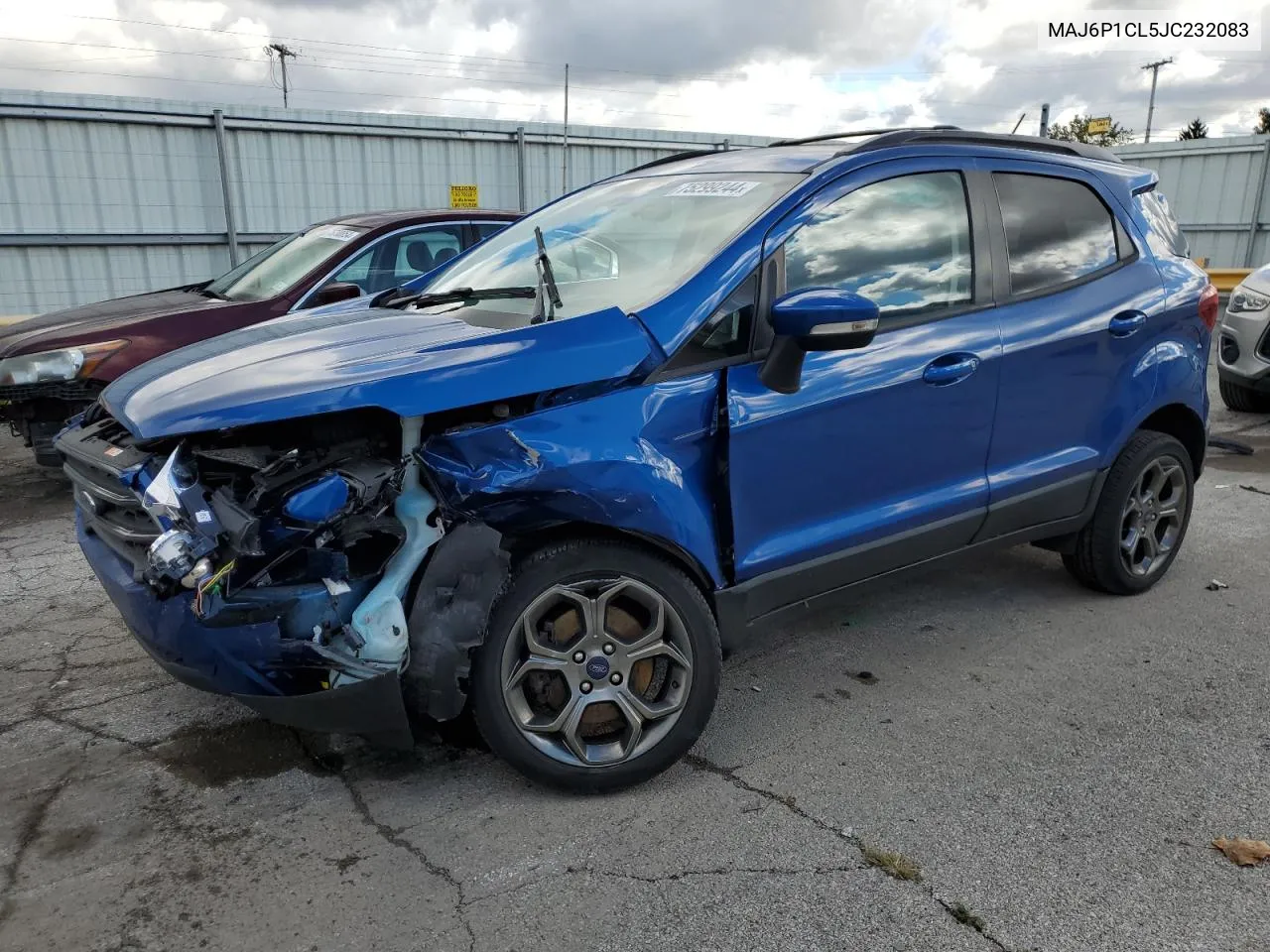 2018 Ford Ecosport Ses VIN: MAJ6P1CL5JC232083 Lot: 75299244