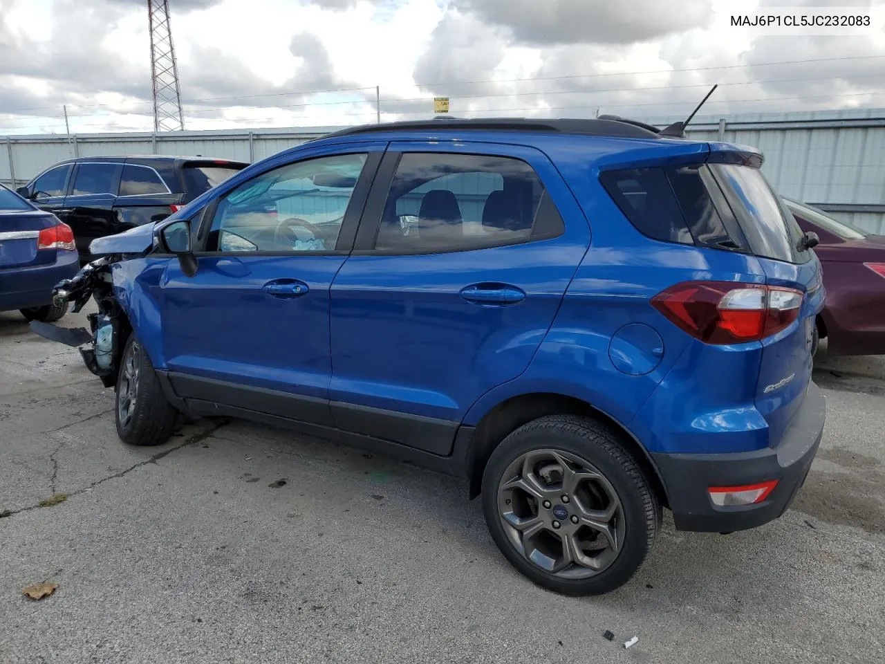 2018 Ford Ecosport Ses VIN: MAJ6P1CL5JC232083 Lot: 75299244