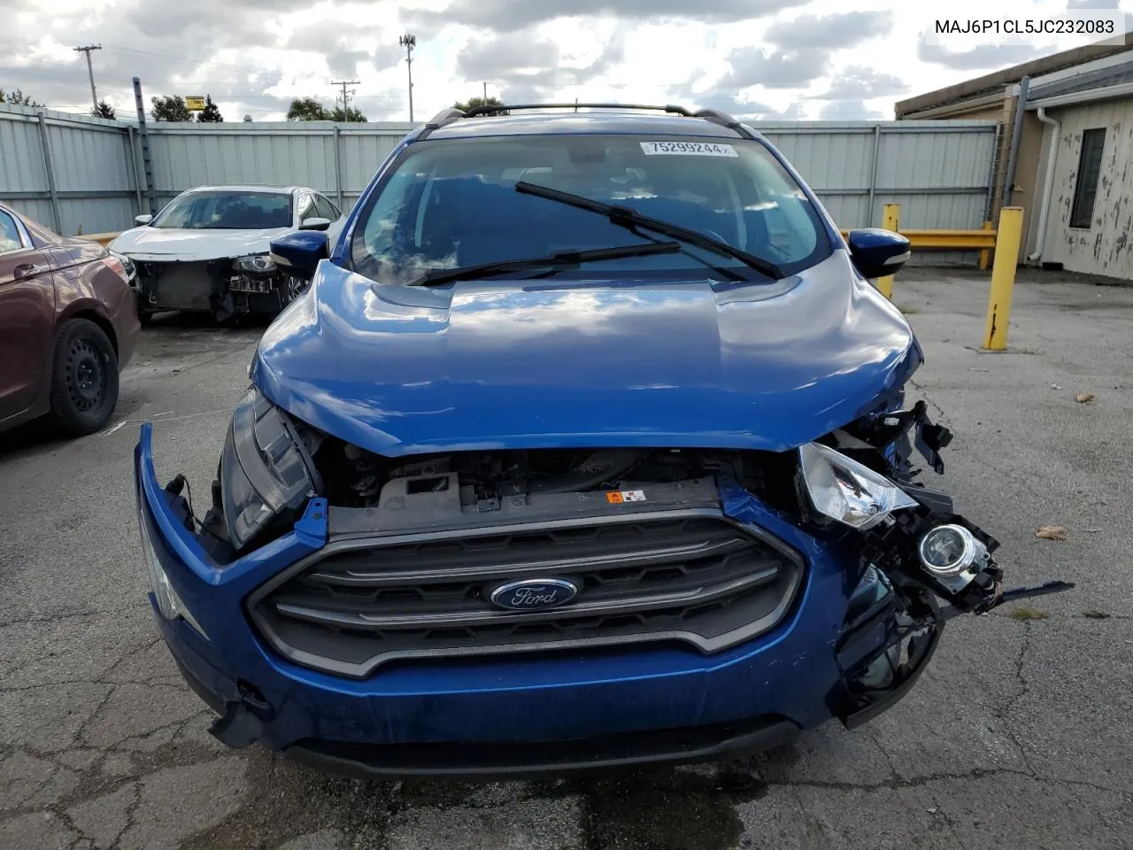 2018 Ford Ecosport Ses VIN: MAJ6P1CL5JC232083 Lot: 75299244