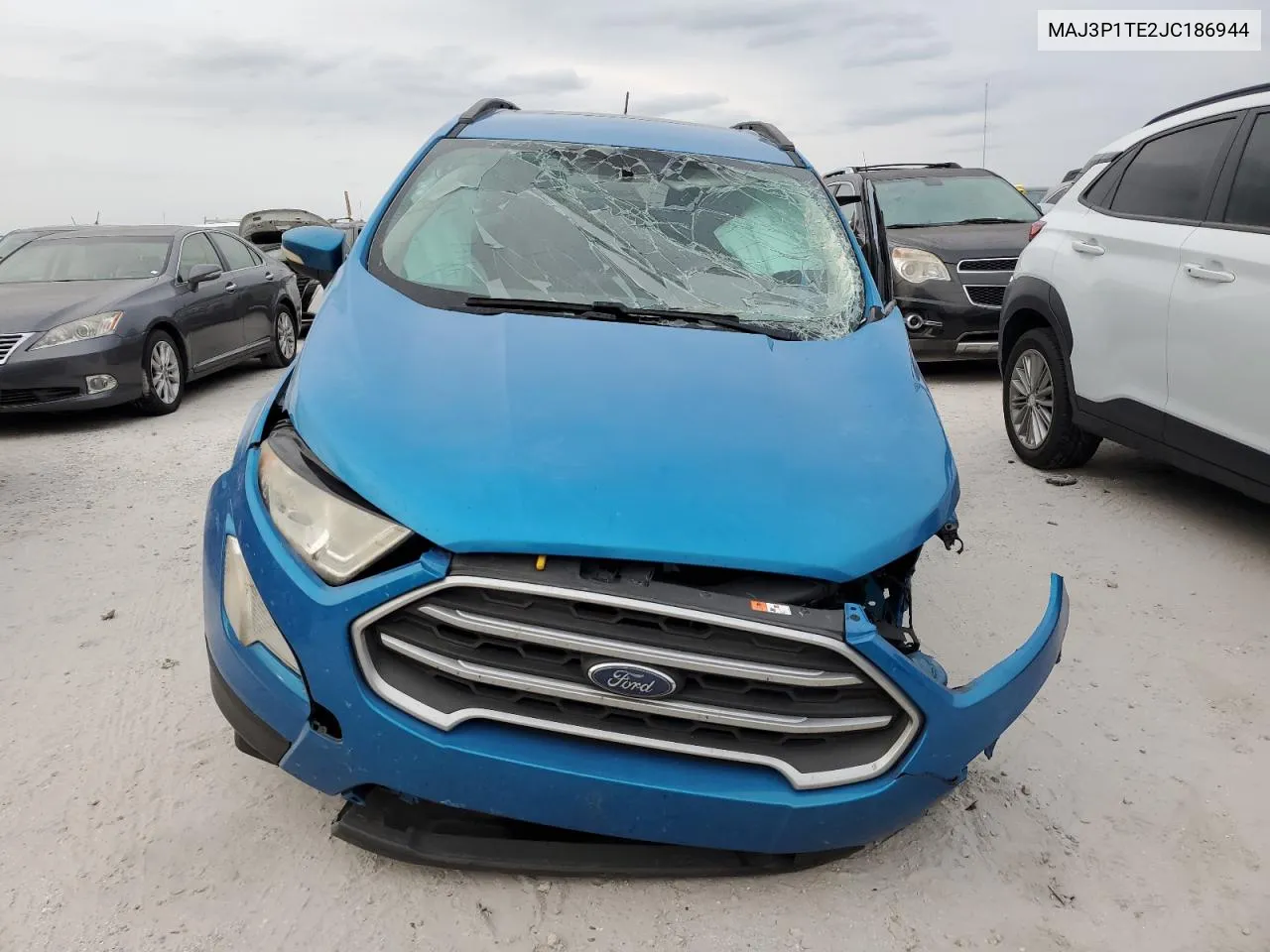 2018 Ford Ecosport Se VIN: MAJ3P1TE2JC186944 Lot: 75409174