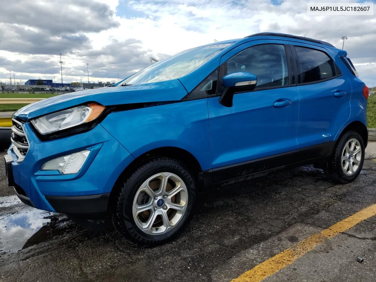 2018 Ford Ecosport Se VIN: MAJ6P1UL5JC182607 Lot: 75573474