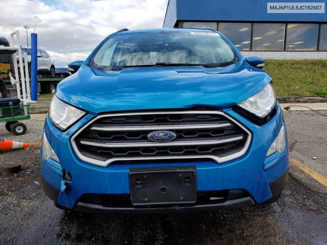 2018 Ford Ecosport Se VIN: MAJ6P1UL5JC182607 Lot: 75573474