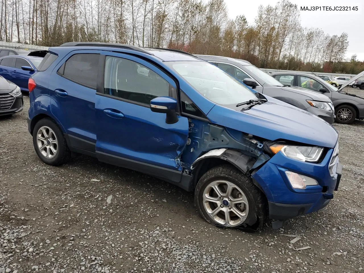 2018 Ford Ecosport Se VIN: MAJ3P1TE6JC232145 Lot: 75648864