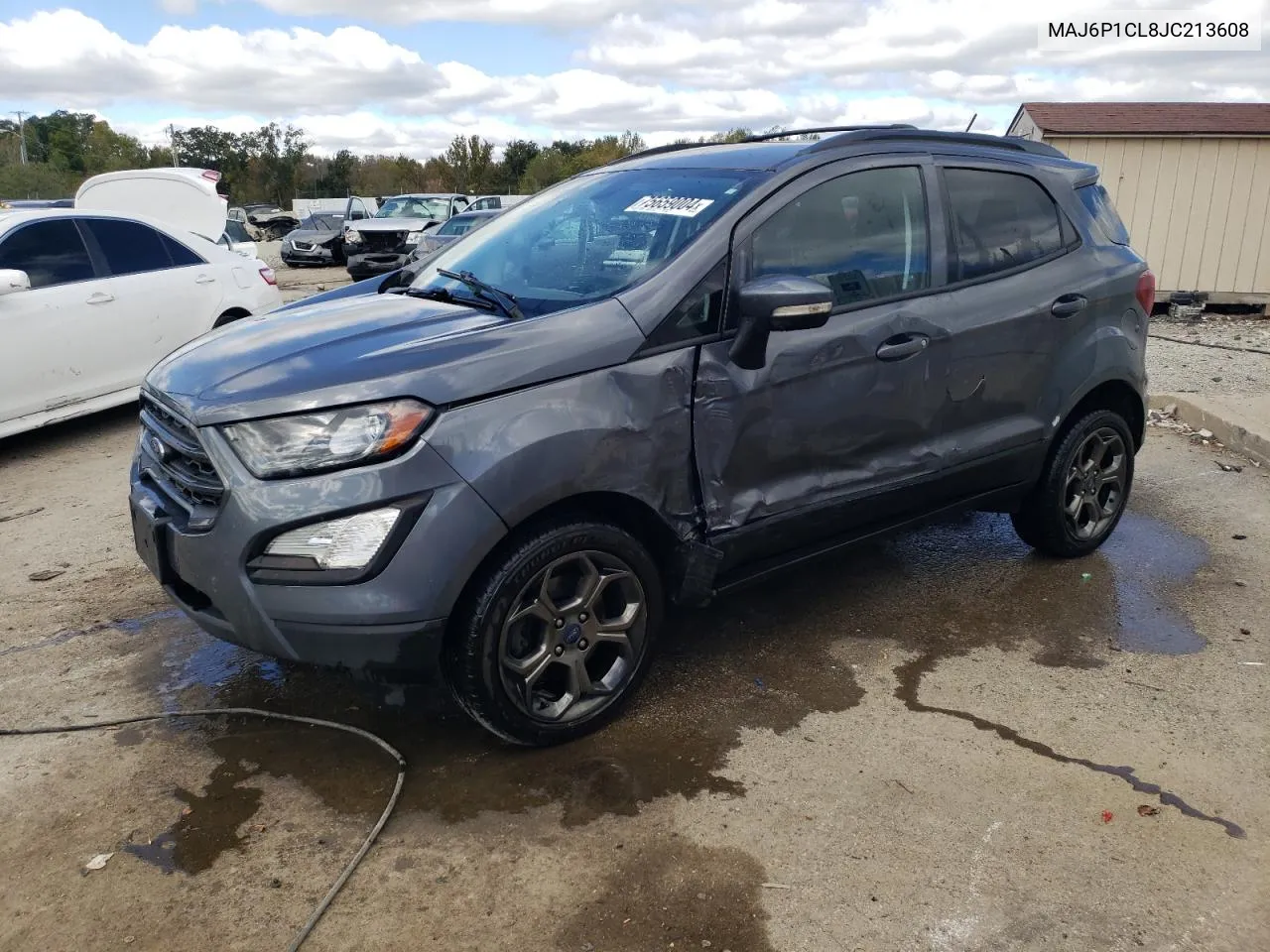 2018 Ford Ecosport Ses VIN: MAJ6P1CL8JC213608 Lot: 75659004