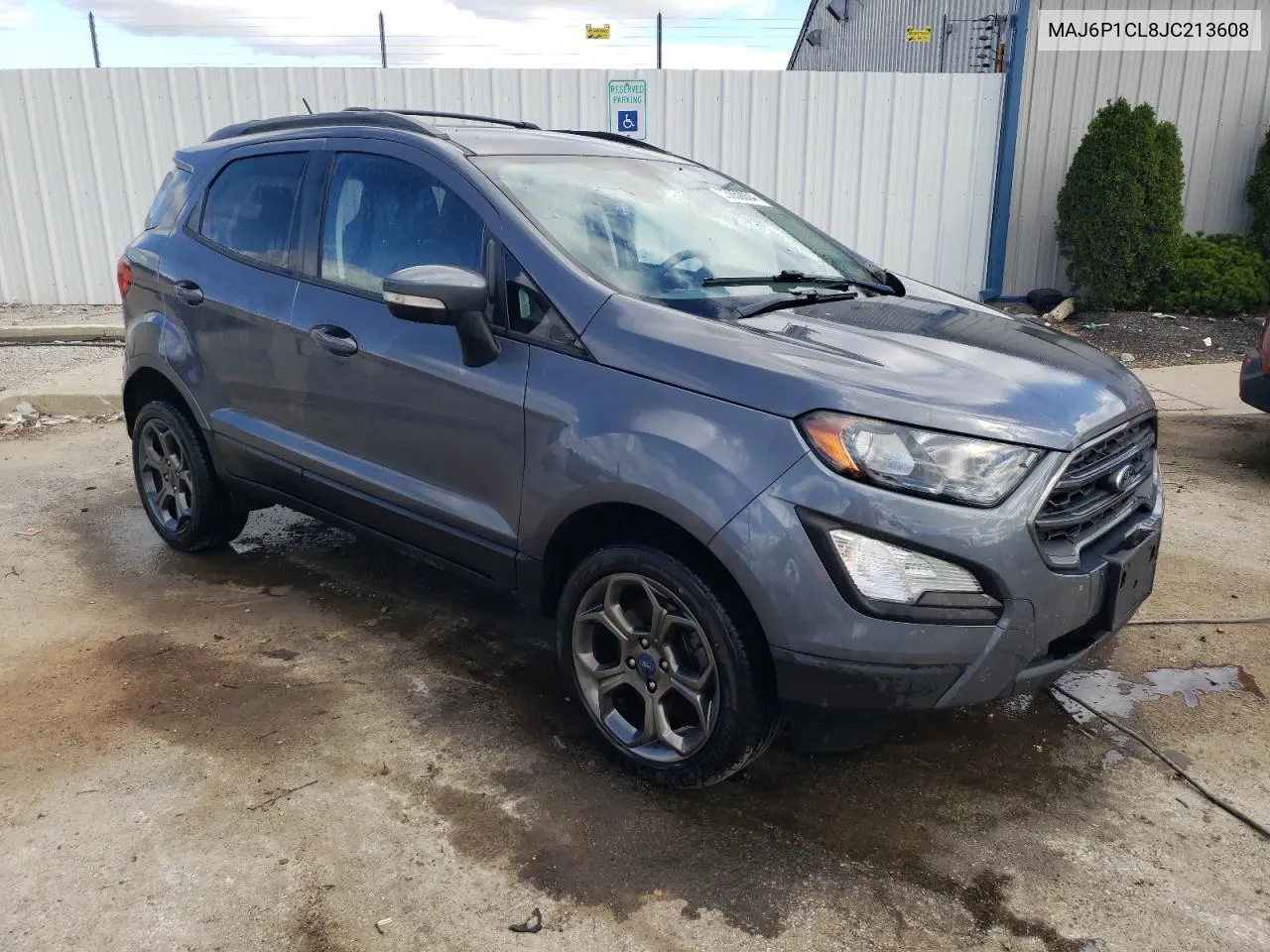 2018 Ford Ecosport Ses VIN: MAJ6P1CL8JC213608 Lot: 75659004