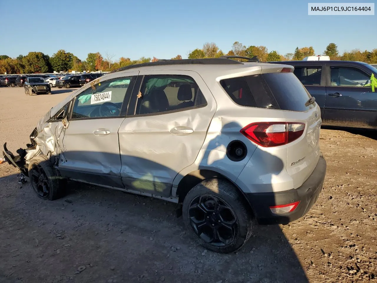 2018 Ford Ecosport Ses VIN: MAJ6P1CL9JC164404 Lot: 75824844