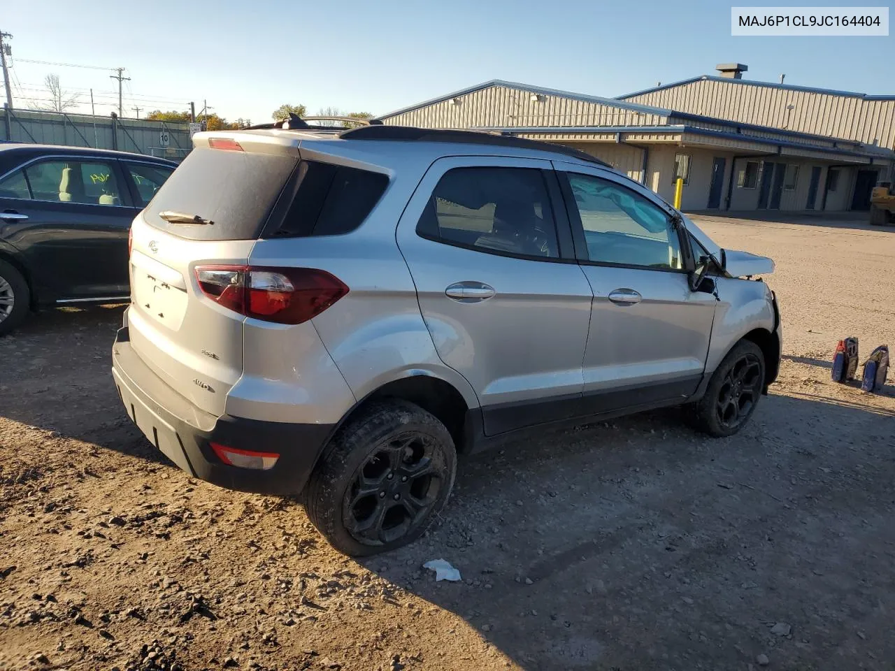 2018 Ford Ecosport Ses VIN: MAJ6P1CL9JC164404 Lot: 75824844