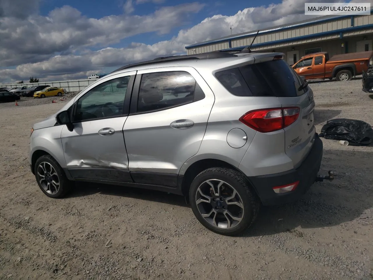 2018 Ford Ecosport Se VIN: MAJ6P1UL4JC247611 Lot: 75832314